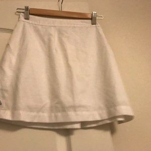 Fila white light nylon tennis skirt size L